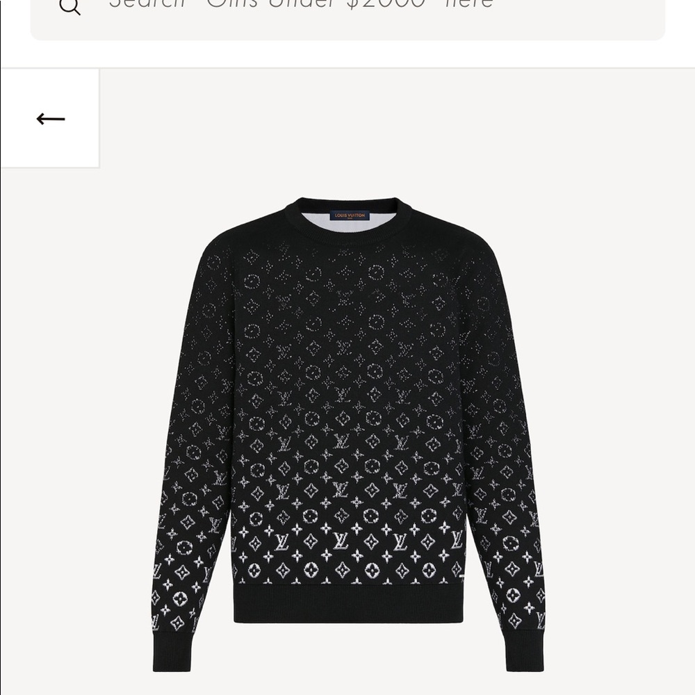 LOUIS VUITTON Degraded Monogram Sweater